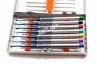 German Stainless Dental Elevator Pdl Proximators luxating Set Of 7 W cassette