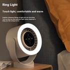 Desktop Adjustable Fan Light Rechargeable Wall Mount Table Fan Light Led Display