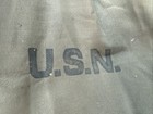 Vintage 1940s Wwii N-1 Deck Jacket Usn Stenciled Sz 40 Us Navy Distressed Read