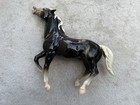 Nice Vintage Breyer Horse  88 Diablo Glossy Charcoal Semi-rearing Mustang 1960s