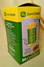 John Deere Tractor Silo Coaster Dispenser 80 Coasters New Conimar Tin Plastic 