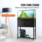 Aquarium Stand 20 Gallon Fish Tank Stand Steel Mdf Embedded Power Panel