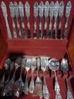 Vintage Baroque By Godinger Silver Plated 80 Piece Flatware Set Service For 15