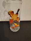 Vintage Old Fitzgerald Bourbon Whiskey Wildlife Glass Decanter Pheasant 12    Tall