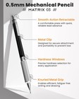 0 5mm Mechanical Pencil  Metal Art   Drafting Pencil With Eraser And 60 Hb Lead