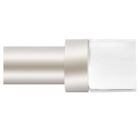 Nickel Heavy Duty Curtain Rod For Windows Adjustable 32 -45  Drapery Rod New