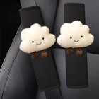 2 Pcs Cartoon Cloud Car Seat Belt Shoulder Strap Pad Cushion Protectors