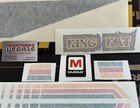 Murray King Kat Decal Set And Metal Sign