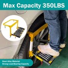 Adjustable Folding Tire Step For Truck Upgraded  Suv Rv Heavy Duty Wheel Step