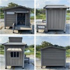 Petscosset 34 l Wooden Dog House Outdoor Dog Kennel With Porch