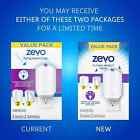 Zevo Flying Insect Trap  2 Plug-in Bases   2 Cartridges  Featuring Blue Uv Light