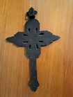 Rustic Patina Cast Iron Cross Gothic Victorian Design Wall Decor 10 5   