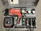 Ridgid 57398 Cordless Press Tool Kit 12v Li-ion Compact Pistol Grip Locked