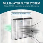 3-pack Compatible 210 Air Filter     Merv 11     20x25x4     For Whole-house Systems