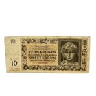 Bohemia And Moravia 10 Koruna 1942 Series S  19 N Banknote Paper Money