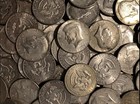 Coin Grab Bag Lot Of Old Silver Half Dollars V Nickels Steel Cents Wheat Cents