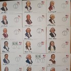 Lot Of 33 American Signers Of The Constitution Stamps Fdc First Day Covers O-33d