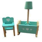 Kidkraft Wooden Doll House Furniture Nursery Set From Majestic Mansion Dollhouse