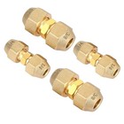 4 Packs Copper Pipe Extension Joint Connectors  1 4    3 8  Hvac 1 4  And 3 8 
