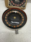 Vintage Tin Push Button Tin Toy Roulette Game Rate Made In Germany With Orig Box