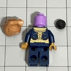 Lego Minifigure -  Marvel Super Heroes Avengers Sh761 Thanos No Helmet E8 4