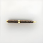 Handmade Wood Ballpoint Pen     Personalized Engraving  Gold Trim