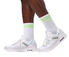 Zumba Happy High Socks - Wear It Out White   2 Pack    New  Free Shipping 