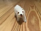 Original Fur Toy Mouse West Germany Miniature White Albino Mouse Red Eyes Rare