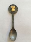 Vintage Souvenir Spoon Us Collectible Pewter Philadelphia Pa Liberty Bell