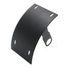 Curved Side License Plate Bracket Holder Black For All Motorcycles W  A 1    Axle