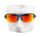 Oakley Youth Fit Sunglasses Oj9008-0358 Flak Xxs Blue Ruby Mirror Kids Size