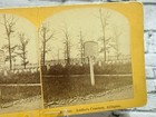 Vintage Stereo View Scope Card Stereoview Stereoscope Photo Ww2 Wwii Cemetery Us