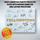 Yellowstone Cast 8x10 Signed Autograph Rare Photo Signature Reprint Free Ship