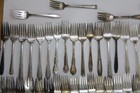 50x Salad Forks Flatware Silverplate Lot Vintage Craft Reuse Repurpose
