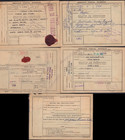 Colombia 1950s Postal Cover Lot Of 5