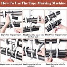Court Line Tape Machine Parking Lot Striping Machine Field Line Striping Machine
