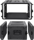 6u Rack Case 16  Depth  19  Rackmount Flight Case With Microphone Compartments