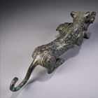 Vintage Bronze Hunting Beast Statue Cg