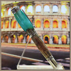 Handmade Exotic Koa Burl Wood   Resin Rollerball Or Fountain Pen Art 1416