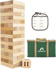 Giant Tumble Tower Stack From 2ft To Over 4 2ft  54 Pcs Pine Wooden Stacking    