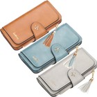 Women Lady Soft Leather Wallet Long Clutch Card Holder Purse Pocket Handbag Gift