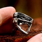Vintage Evil Wings Demon Skull Ring Stainless Steel Men s Gothic Biker Cool Ring