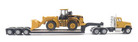 Diecast Masters 84418 Cat Ct681 Tractor  Lowboy   950g Loader 1 87 Scale Model