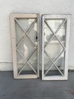 1950   s Vintage Window Sash  7 Pane Geometric Frame 37 X 15     sold Individually 