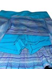 Ivivva Girls Set The Pace Skirt Skort Sz 14 Blue Purple Ocean Chevron Athleisure