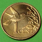 1999 Trinidad And Tobago - 1 Cent B Uncirculated Coin - Hummingbird 17 7mm Km 29