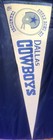 Vintage Dallas Cowboys Super Bowl Xii 30x12  Pennant Nfl Original Felt Rare