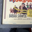 Roustabout Movie Poster Elvis Presley Barbara Stanwyck Rare Original