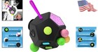 Colorful 12-sided Fidget Cube - Perfect Anxiety Relief Toy For Kids   Adults