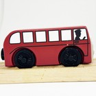 Bertie Bus - Thomas And Friends Wood Train Railway Cars Brio Chuggington Track